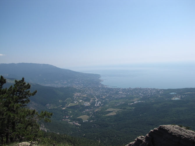 Крым 2011. Байдарская долина - с. Виноградное (возле Алушты, Горный туризм, горный туризм)