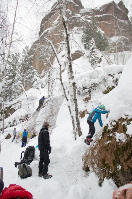 Рождество'14: Столбы и кошки-трикони (Альпинизм, красноярск, альпинизм, буолдеринг, бег, драйтулинг, фестиваль)