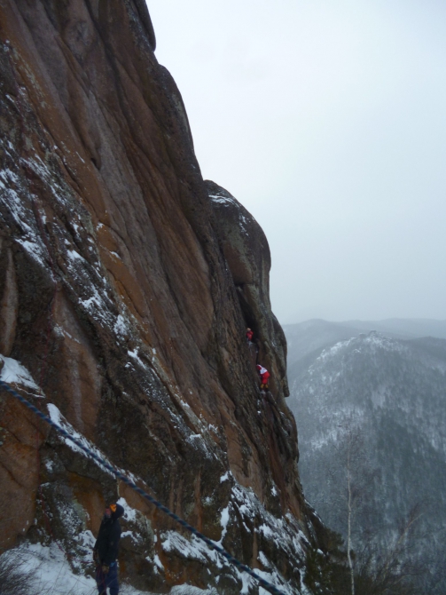 Рождество'14: Столбы и кошки-трикони (Альпинизм, красноярск, альпинизм, буолдеринг, бег, драйтулинг, фестиваль)