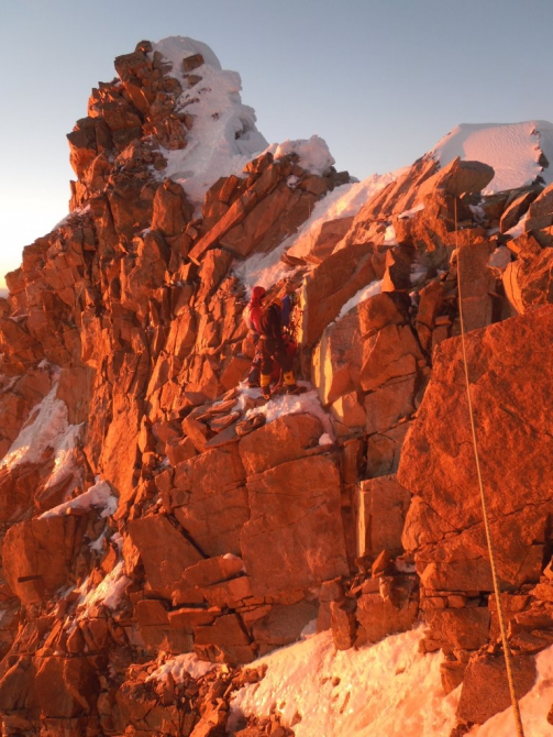 Оконченный траверс (Альпинизм, кузенков, кондрашкин, коваль, питер, тотмянин, безенгийская стена, безенги, зима)