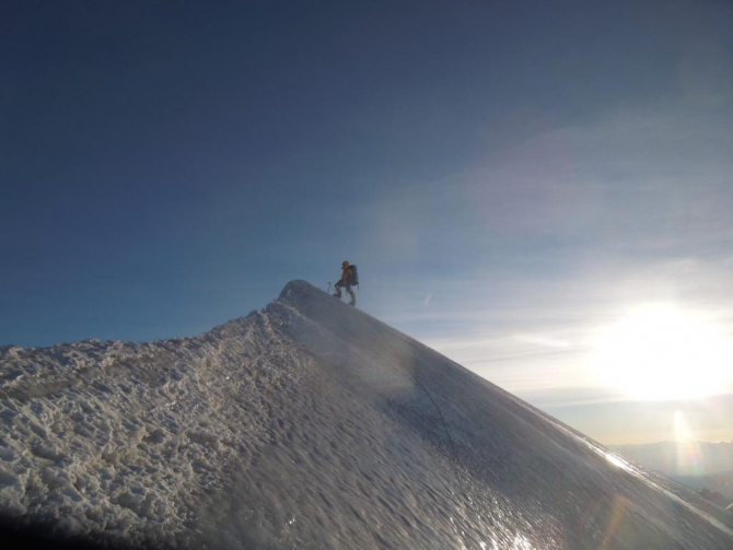 Оконченный траверс (Альпинизм, кузенков, кондрашкин, коваль, питер, тотмянин, безенгийская стена, безенги, зима)