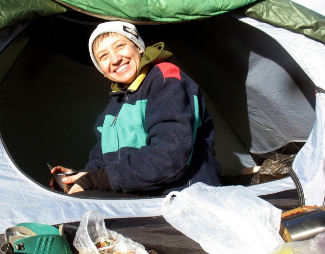 Захотелось поделиться настроением, или на Западном гребне - без перемен. (Альпинизм, ас "йулбарс", чимган зимой)