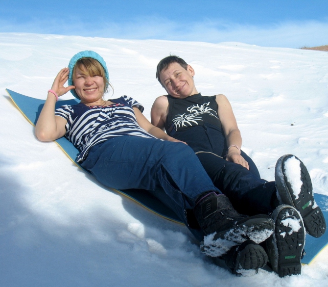 Захотелось поделиться настроением, или на Западном гребне - без перемен. (Альпинизм, ас "йулбарс", чимган зимой)