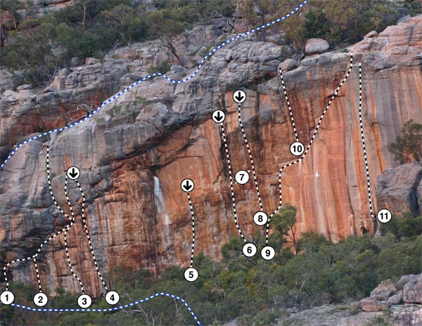 The Grampians, Австралия - краткое описание района (Скалолазание, скалолазание)