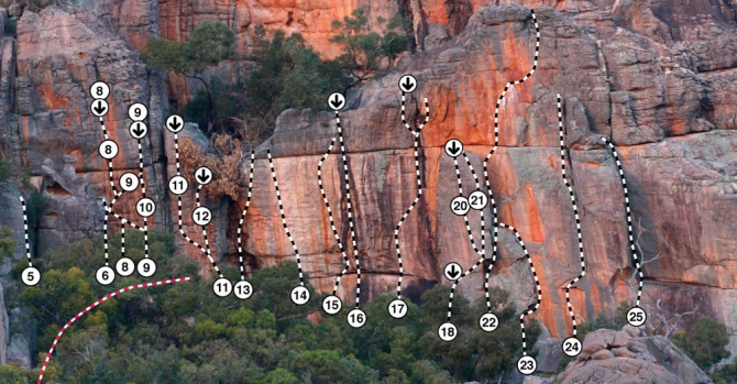 The Grampians, Австралия - краткое описание района (Скалолазание, скалолазание)