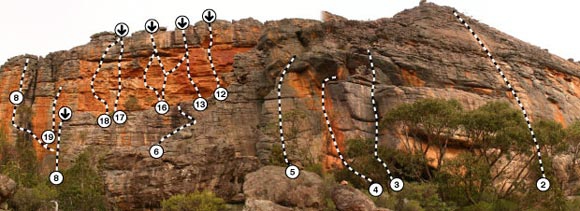 The Grampians, Австралия - краткое описание района (Скалолазание, скалолазание)