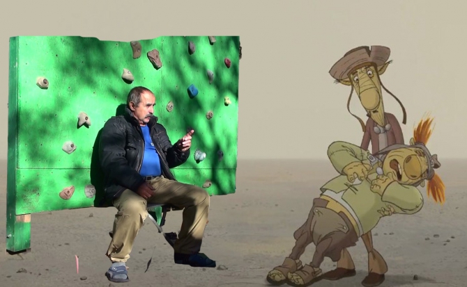 Крым. Зима. Суровые лица. Сухие скалы. (Альпинизм, альпинизм, горная школа, шелхаков)