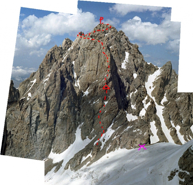 Ущелья Адырсу и Адылсу.Фото маршрутов в дополнение к описаниям (Альпинизм, уллу-тау, альпинистские маршруты)