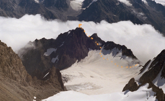 Ущелья Адырсу и Адылсу.Фото маршрутов в дополнение к описаниям (Альпинизм, уллу-тау, альпинистские маршруты)