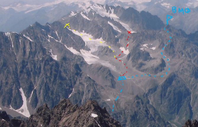 Ущелья Адырсу и Адылсу.Фото маршрутов в дополнение к описаниям (Альпинизм, уллу-тау, альпинистские маршруты)