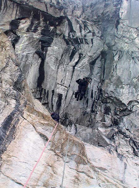 Суганбаши по правой части Восточной стены... Фотоотчет (Альпинизм, северная осетия, дигория, 6а)