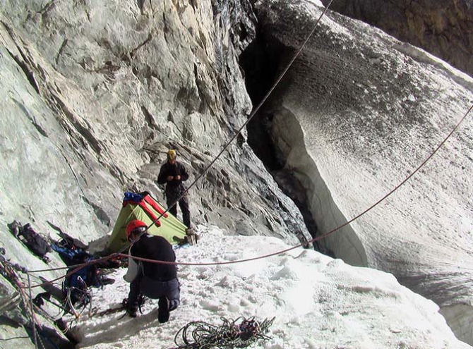 Суганбаши по правой части Восточной стены... Фотоотчет (Альпинизм, северная осетия, дигория, 6а)