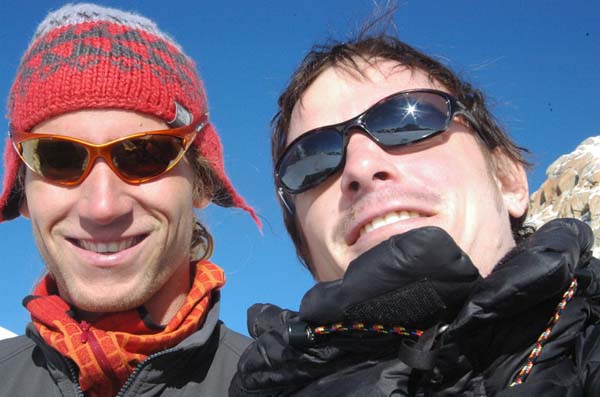 Баланс на 4013 метрах высоты. Прохождение slackline между двумя вершинами на Зубе Гиганта. (альпы, шамони)