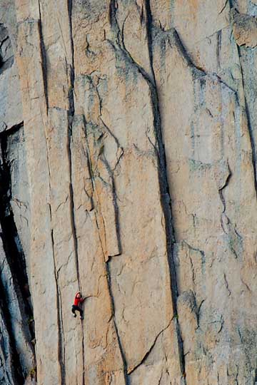 Стеф Девис, соло. (Альпинизм, longs peak diamond, колорадо, сша)