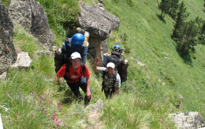 Ущелья Адырсу и Адылсу.Фото маршрутов в дополнение к описаниям (Альпинизм, уллу-тау, альпинистские маршруты)