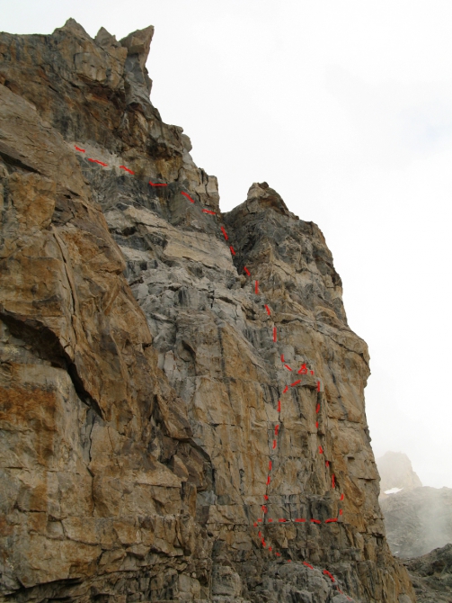 Ущелья Адырсу и Адылсу.Фото маршрутов в дополнение к описаниям (Альпинизм, уллу-тау, альпинистские маршруты)