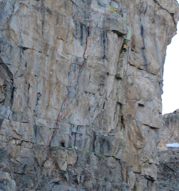 Ущелья Адырсу и Адылсу.Фото маршрутов в дополнение к описаниям (Альпинизм, уллу-тау, альпинистские маршруты)