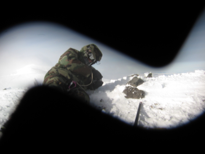 Верный друг - кавказец! (Альпинизм, эльбрус зимой, эльбрус, собака)