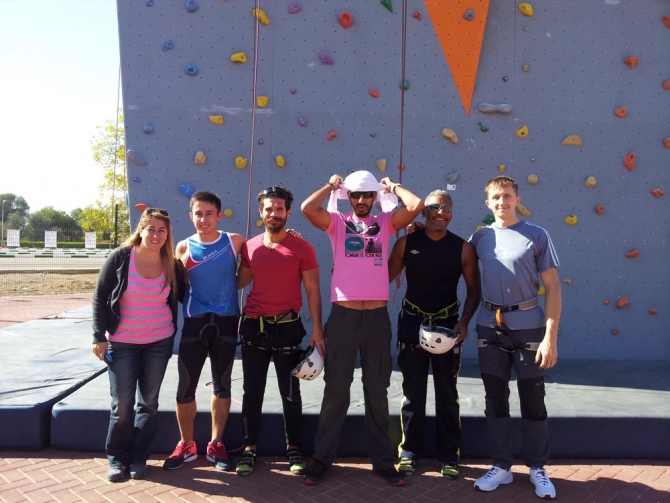 Евгений Вайцеховский открыл сезон-2014 в ОАЭ (Скалолазание, скалолазание, станислав кокорин, башкортостан, скорость, мастер-класс)