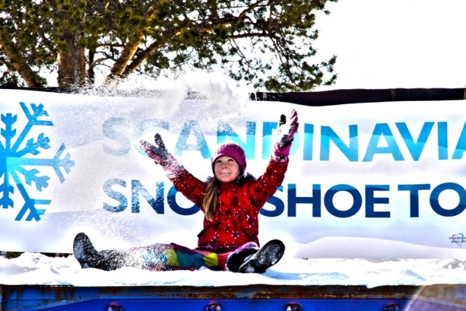 Новости из Швеции. Хмурое утро в Стокгольме. Впереди - эстафета. (Снегоступинг, tsl, чемпионат мира, снегоступинг, швеция)