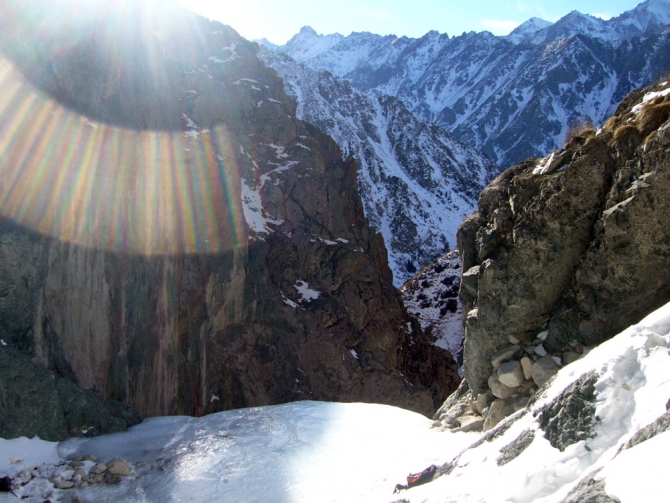 Солнечный лед Шаркаратмы, холодный взгляд Ак-Сая (Альпинизм, ала-арча, ак-сай, шаркаратма)