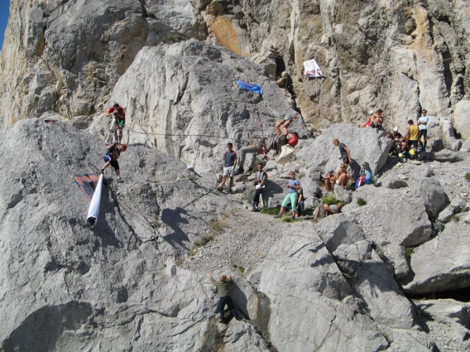 Первый этап Чемпионата Украины по спелеотехнике. Кубок Свой путь. 2014. г. Киев. (Спелеология, спелеотехника, чемпионат украины)