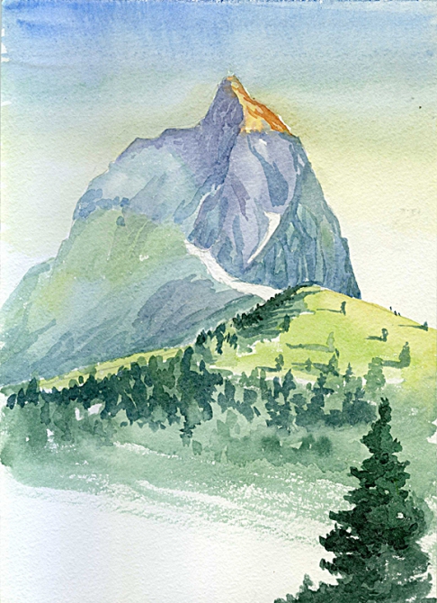 Еще одни Ергаки (Путешествия, творчество, живопись, саяны, рисунки, рисование, графика, акварель, пейзаж)