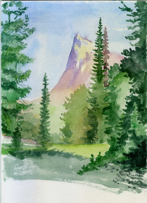 Еще одни Ергаки (Путешествия, творчество, живопись, саяны, рисунки, рисование, графика, акварель, пейзаж)