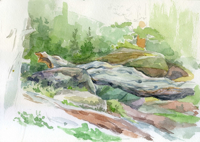 Еще одни Ергаки (Путешествия, творчество, живопись, саяны, рисунки, рисование, графика, акварель, пейзаж)