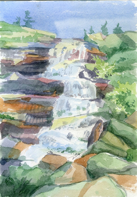 Еще одни Ергаки (Путешествия, творчество, живопись, саяны, рисунки, рисование, графика, акварель, пейзаж)