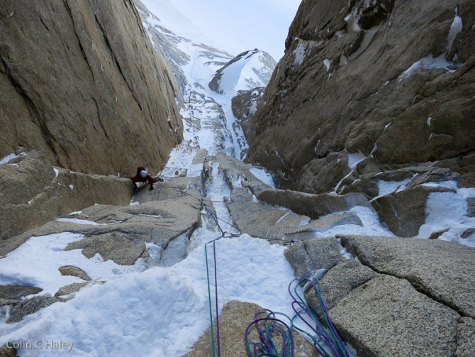 Колин Хали и Роландо Гариботти совершили первопрохождение Серро-Пьерджорджо (Альпинизм, альпинизм, патагония, лед)
