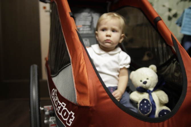 Какая у вас коляска для активного отдыха? (Вело, thule-chariot corsaire, детская коляска, дети, велосипед)