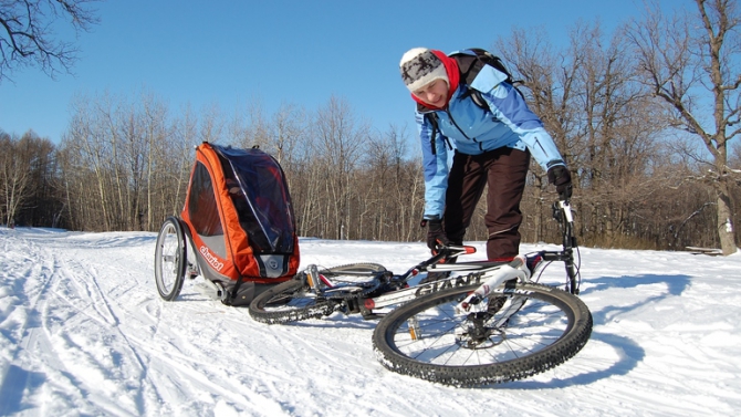 Какая у вас коляска для активного отдыха? (Вело, thule-chariot corsaire, детская коляска, дети, велосипед)