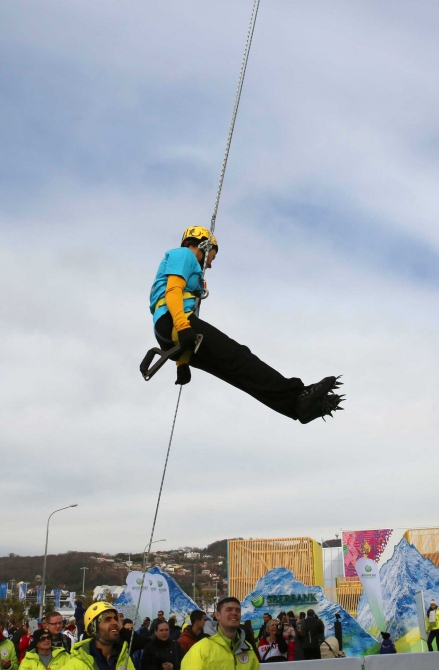 Фестиваль ледолазания в Сочи. Обновлено! (Ледолазание/drytoolling, ледолазание, сосулька)