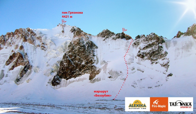 Январский первопроход на пик Грязнова в ущелье Топ-Карагай (заповедник Ала-Арча, Кыргызстан). (Альпинизм)