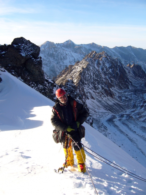 Январский первопроход на пик Грязнова в ущелье Топ-Карагай (заповедник Ала-Арча, Кыргызстан). (Альпинизм)
