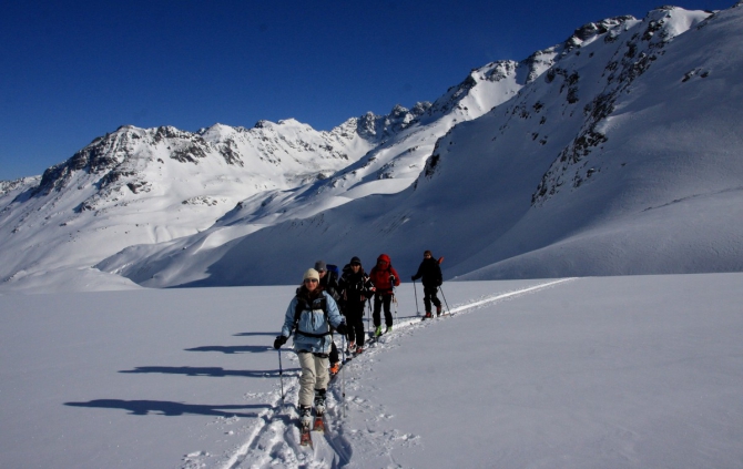 Приглашение на клубное мероприятие. Траверс массива Сильфретта на лыжах с 18 по 21 апреля. (Ски-тур, русские альпы, мюнхенский горный клуб, сильвретта, ишгль, альпклуб, мюнхен, австрия, ски-альпинизм, альпы)