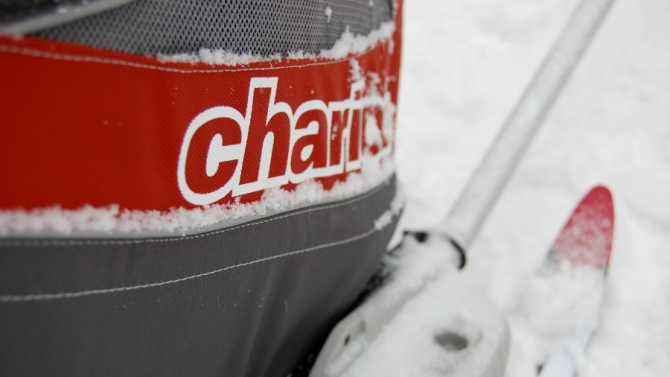 Вариант тренировки молодых родителей фанатично любящих беговые лыжи (thule, chariot, детская коляска)