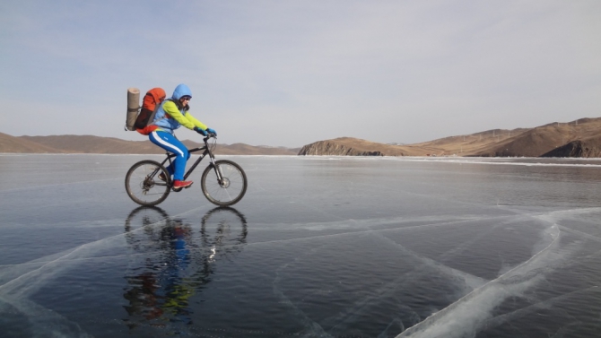 Байкал на велосипедах в выходные (Путешествия, лед, путешествия)