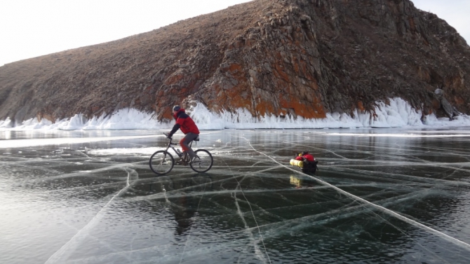 Байкал на велосипедах в выходные (Путешествия, лед, путешествия)