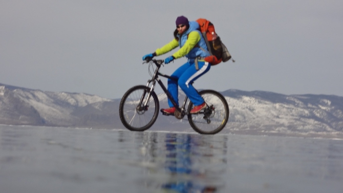 Байкал на велосипедах в выходные (Путешествия, лед, путешествия)