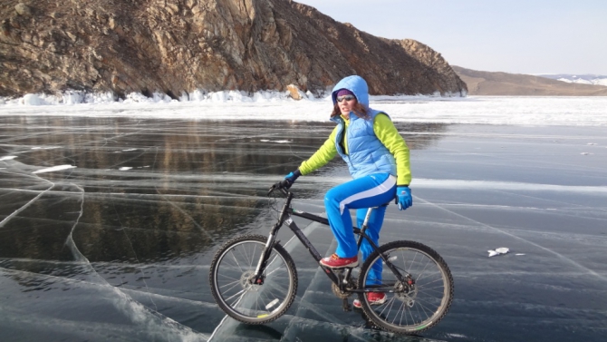 Байкал на велосипедах в выходные (Путешествия, лед, путешествия)
