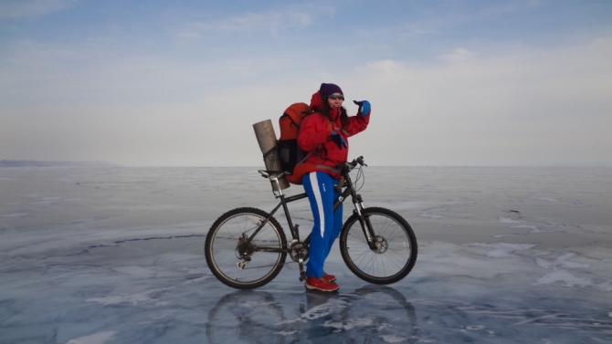 Байкал на велосипедах в выходные (Путешествия, лед, путешествия)