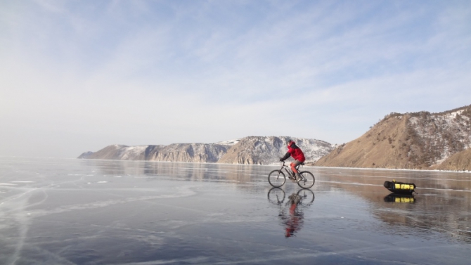 Байкал на велосипедах в выходные (Путешествия, лед, путешествия)