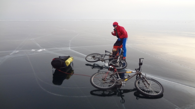Байкал на велосипедах в выходные (Путешествия, лед, путешествия)