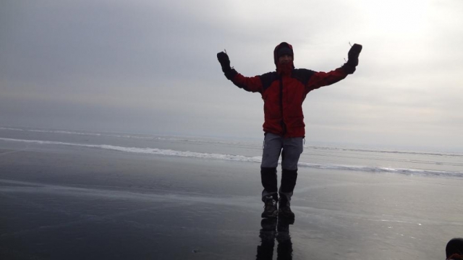 Байкал на велосипедах в выходные (Путешествия, лед, путешествия)