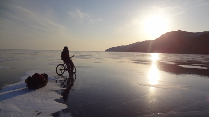 Байкал на велосипедах в выходные (Путешествия, лед, путешествия)