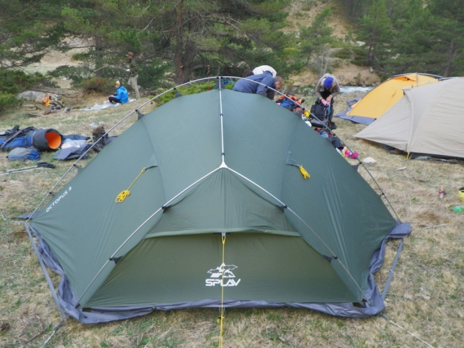 обзор палатки "Octopus 3" от Сплава. (палатка, отзыв)