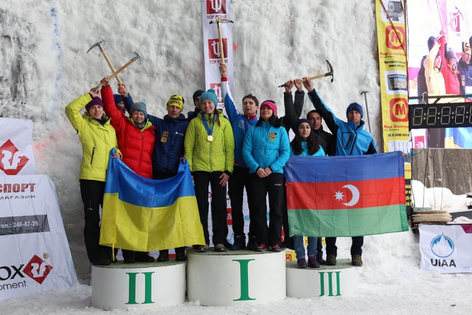 Уфа-2014. Кубок мира достался нашим! (Ледолазание/drytoolling, ледолазание, лед, ice wc, uiaa, россия, максим томилов, мария толоконина)