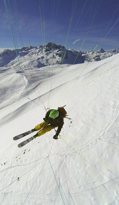 Про самую большую в долине Морьен зону катания и немного про пользу страховки :, Бэккантри/Фрирайд, альпы, ски-тур, les sibbeles, спидфлайнг, bd)